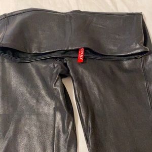Spanx faux leather leggings